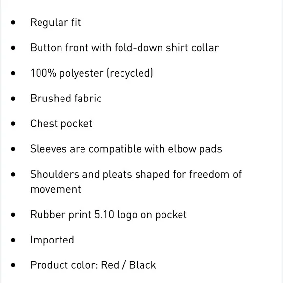 NWT. Five Ten Adidas “Brave’ Flannel. Medium (gender neutral) - Picture 14 of 15